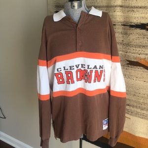 Vintage Cleveland Browns rugby shirt